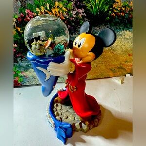 Mickey Mouse Fantasia Snow Globe "Where Magic Lives"